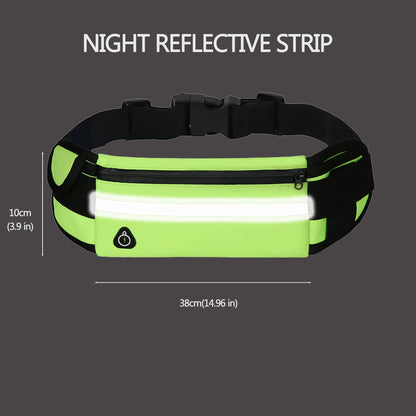 Anna-Kaci Running Waist Bag - Sporty Fanny Pack for Outdoor Activities