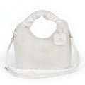 Anna-Kaci Women's Faux Fur Hobo Shoulder Bag with Soft Texture Top Handle and Removable Crossbody Strap