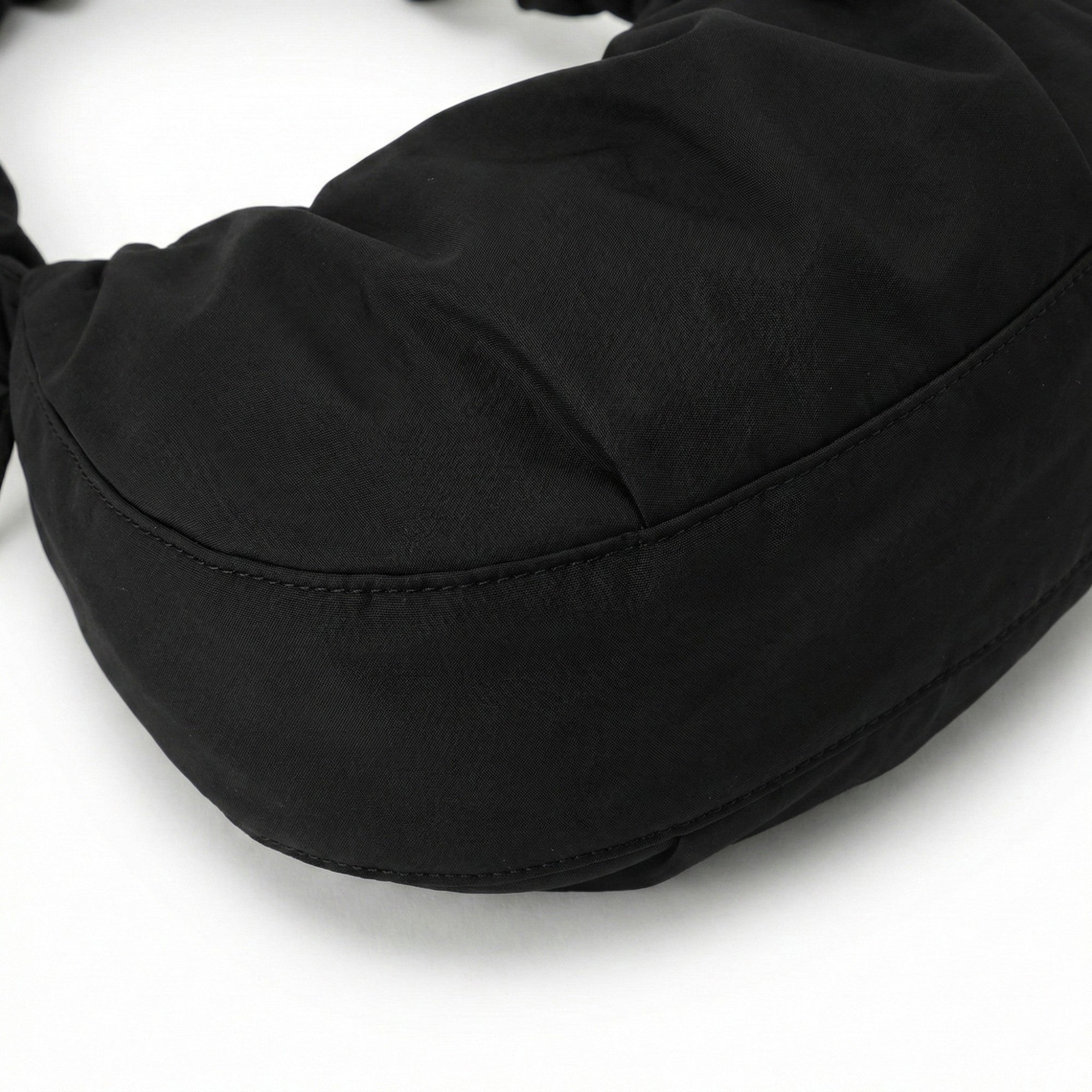 Anna-Kaci Women's Ruched Shoulder Bag with Adjustable Drawstring Sides Soft Lightweight Fabric