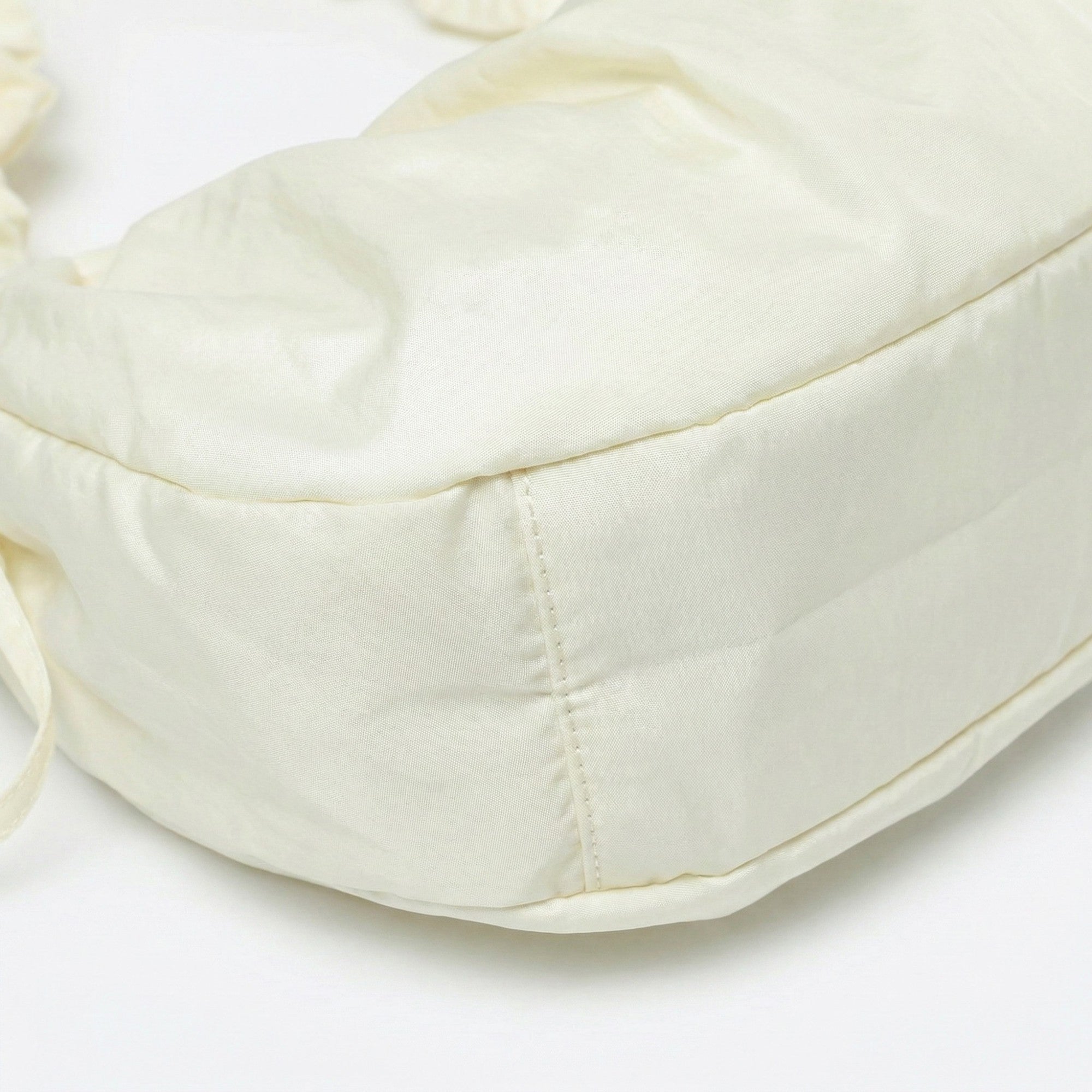 Anna-Kaci Women's Ruched Shoulder Bag with Adjustable Drawstring Sides Soft Lightweight Fabric