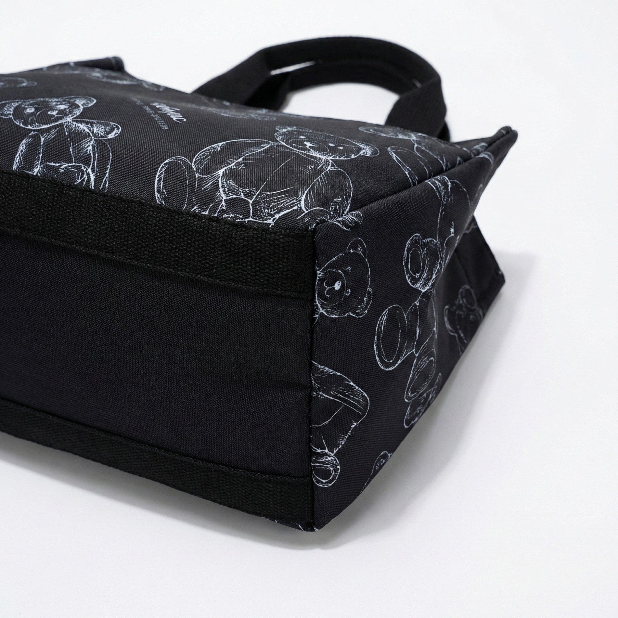 Anna-Kaci Women's Insulated Lunch Tote Bag with Teddy Bear Print Adjustable Shoulder Strap