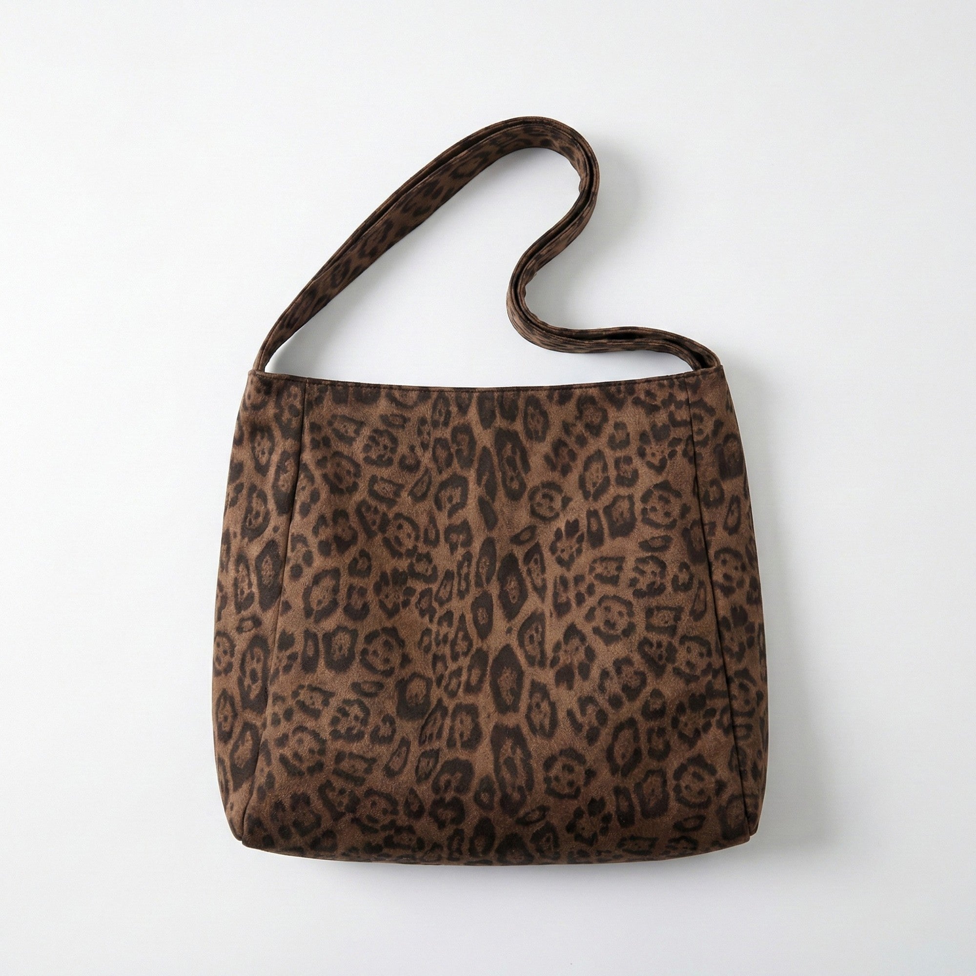 Anna-Kaci Women's Leopard Print Hobo Shoulder Bag with Soft Slouchy Silhouette and Wide Strap