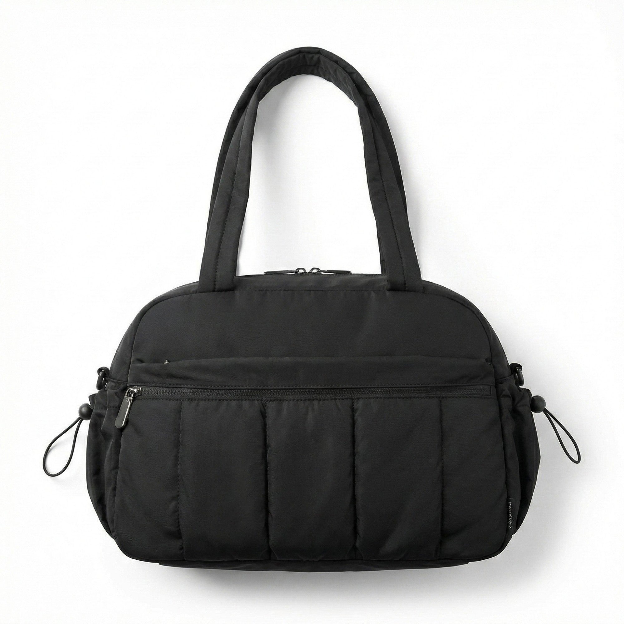 Anna-Kaci Women's Quilted Sports Duffle Bag with Adjustable Shoulder Strap Multi Pocket Storage