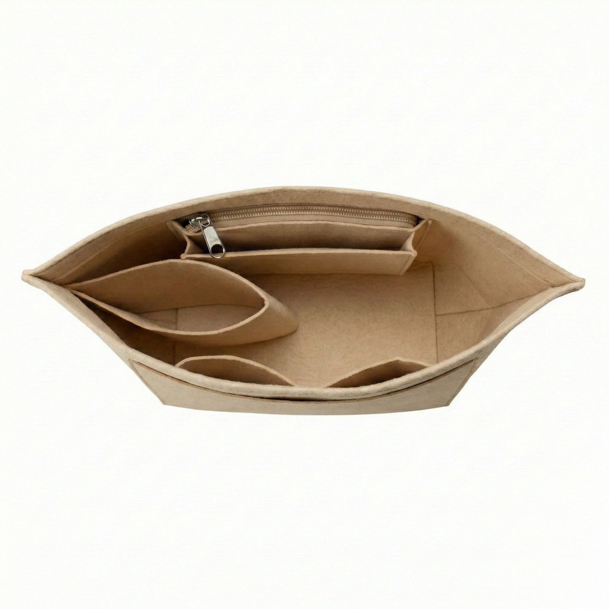Anna-Kaci Women's Tote Bag Organizer Insert with Structured Panels and Interior Pocket