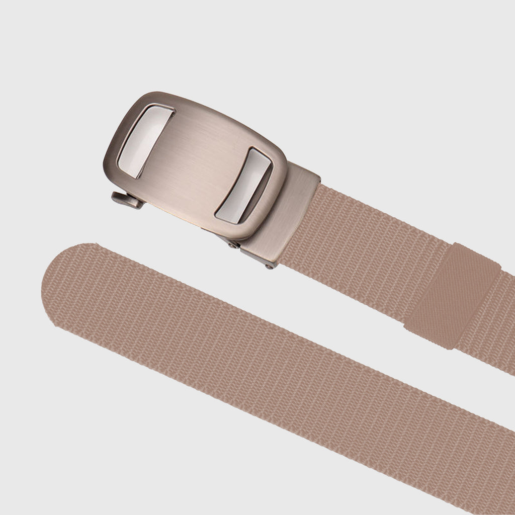 Anna-Kaci Women's Nylon - Look Canvas Belt with Alloy Automatic Buckle