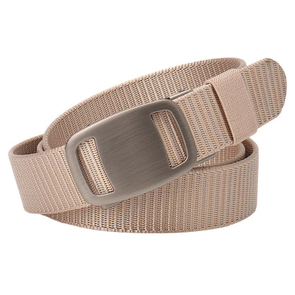 Anna-Kaci Women's Nylon - Look Canvas Belt with Alloy Automatic Buckle