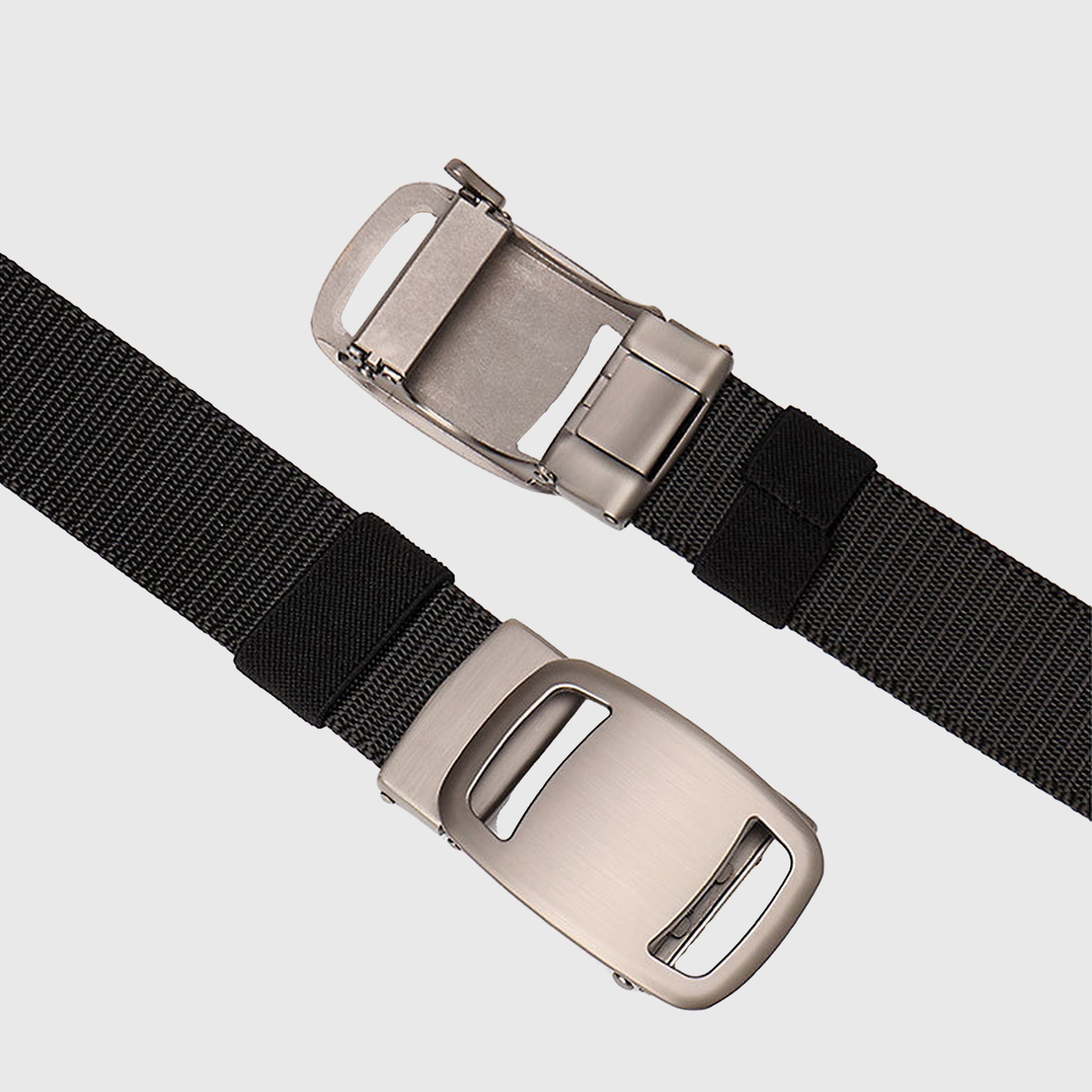 Anna-Kaci Women's Nylon - Look Canvas Belt with Alloy Automatic Buckle