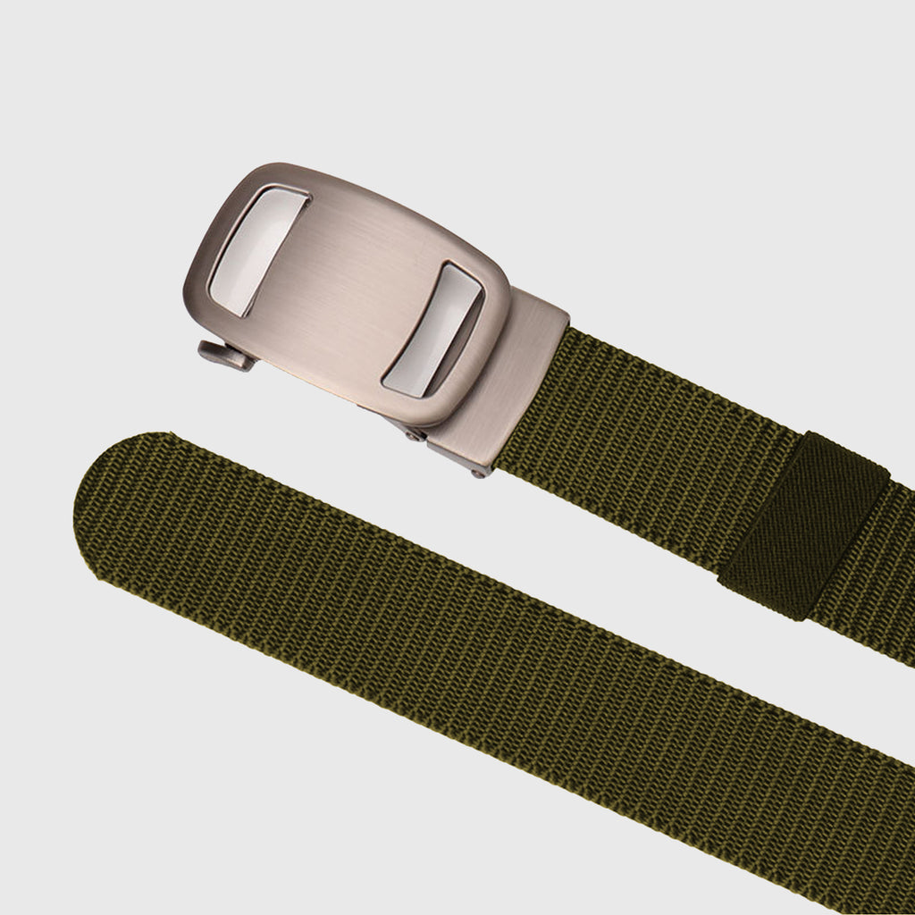 Anna-Kaci Women's Nylon - Look Canvas Belt with Alloy Automatic Buckle