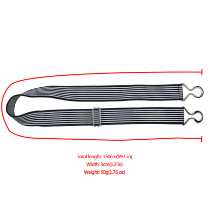Anna-Kaci Adjustable Striped Waist Belt