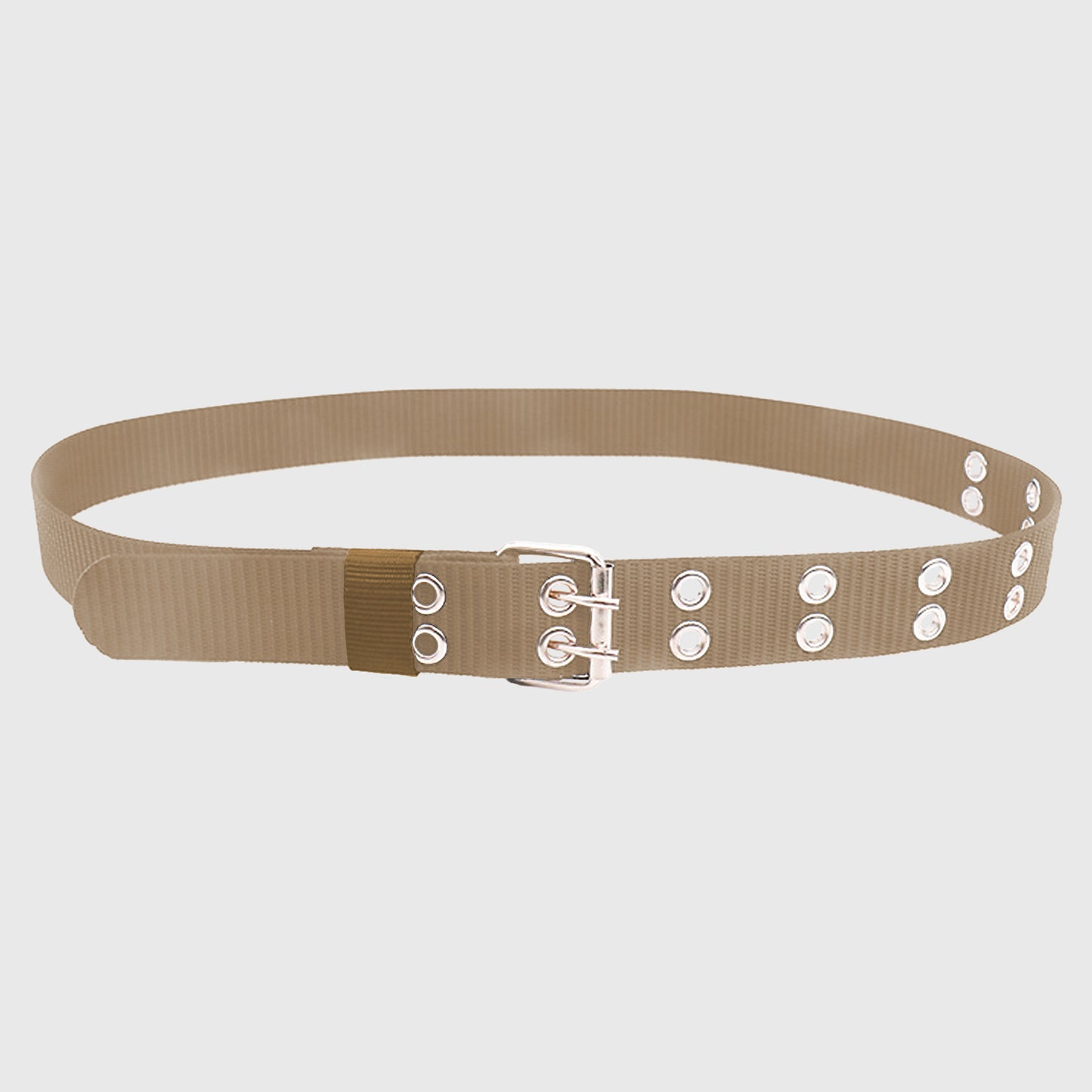 Anna-Kaci Women's Nylon Web Belt with Silver Buckle