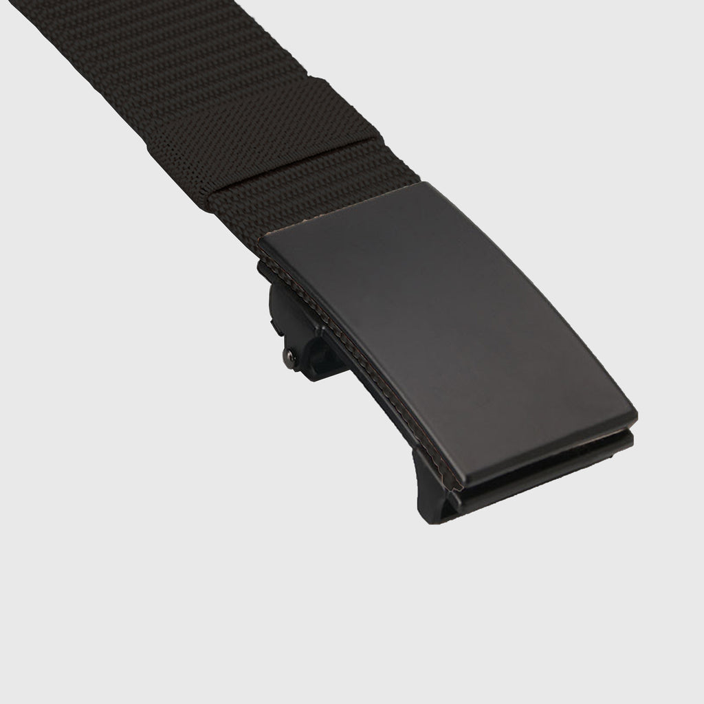 Anna-Kaci Women's Nylon Belt with Black Metal Buckle