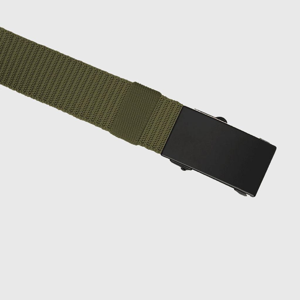 Anna-Kaci Women's Nylon Belt with Black Metal Buckle