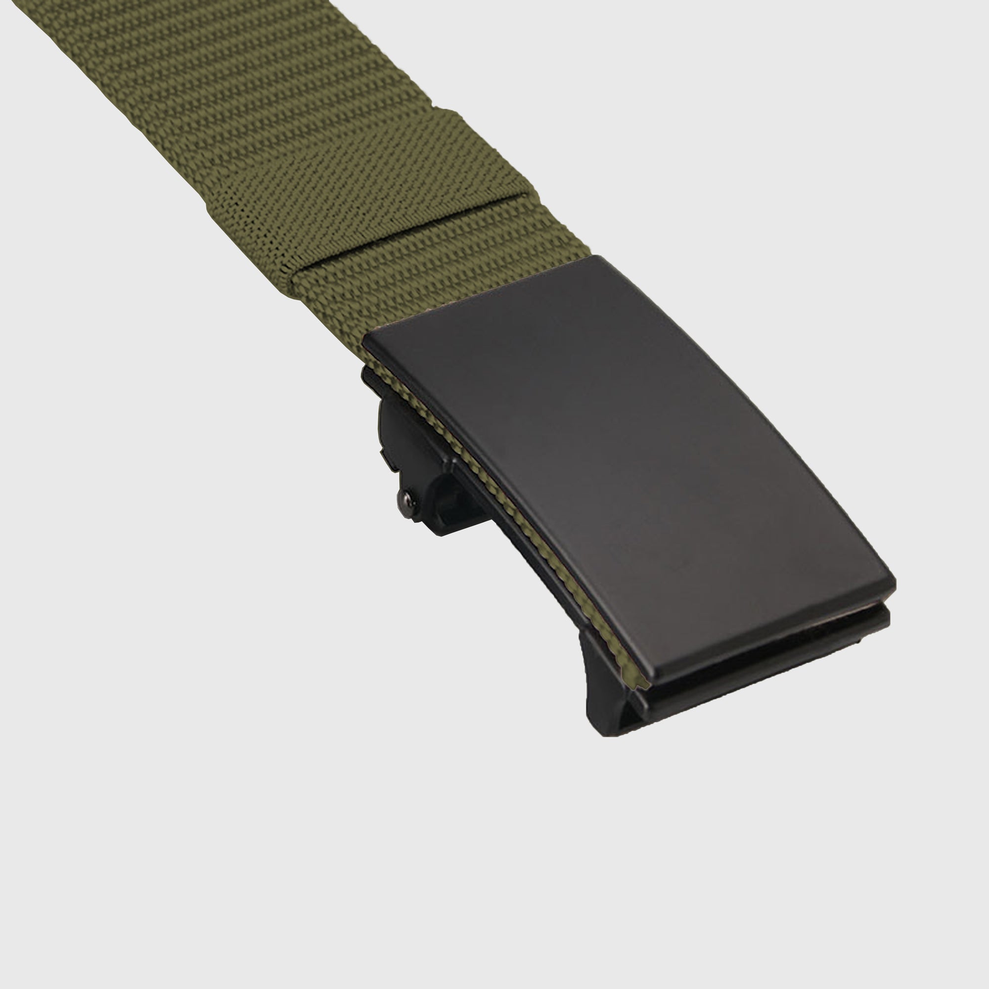 Anna-Kaci Women's Nylon Belt with Black Metal Buckle
