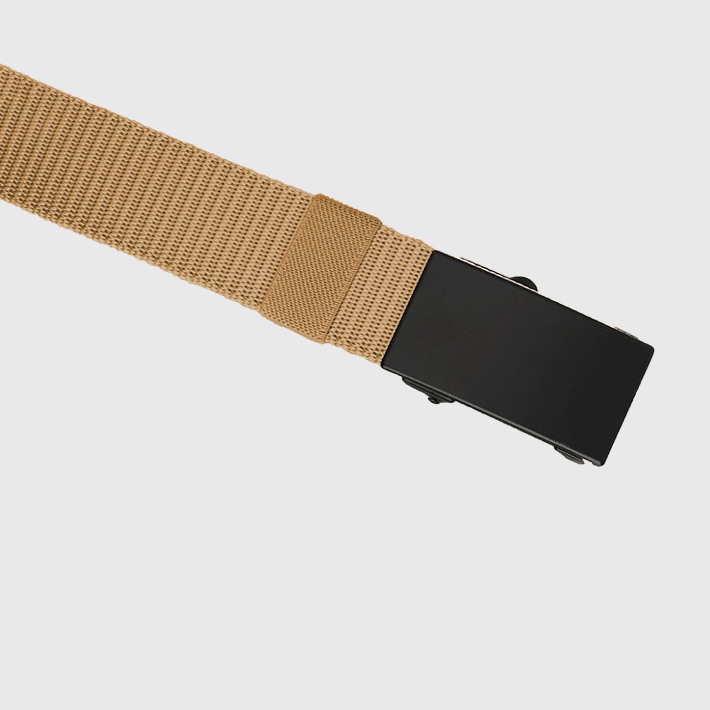 Anna-Kaci Women's Nylon Belt with Black Metal Buckle