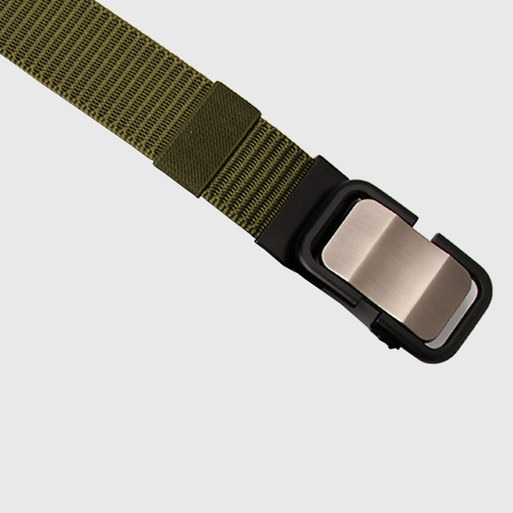 Anna-Kaci Women's Nylon Belt with Metal Buckle