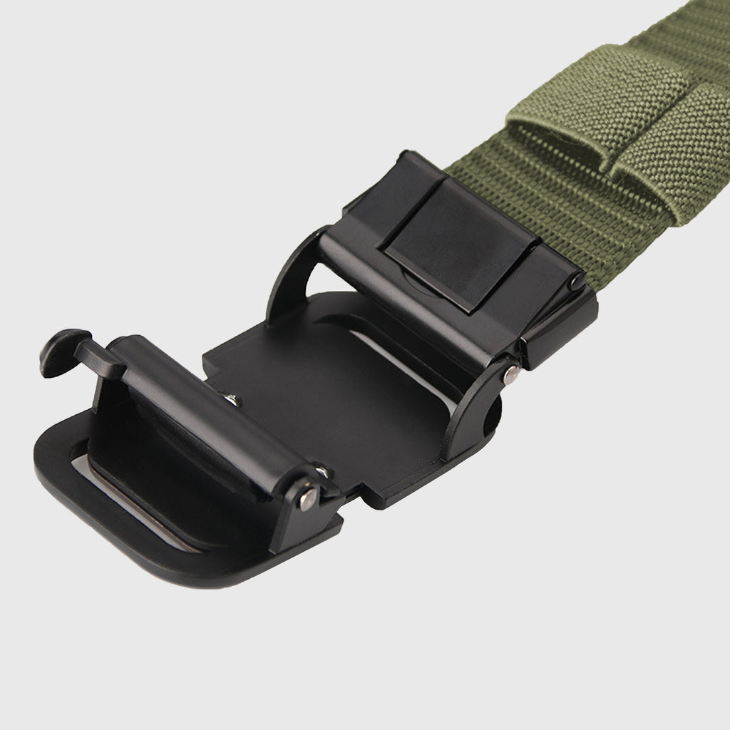 Anna-Kaci Women's Nylon Belt with Metal Buckle