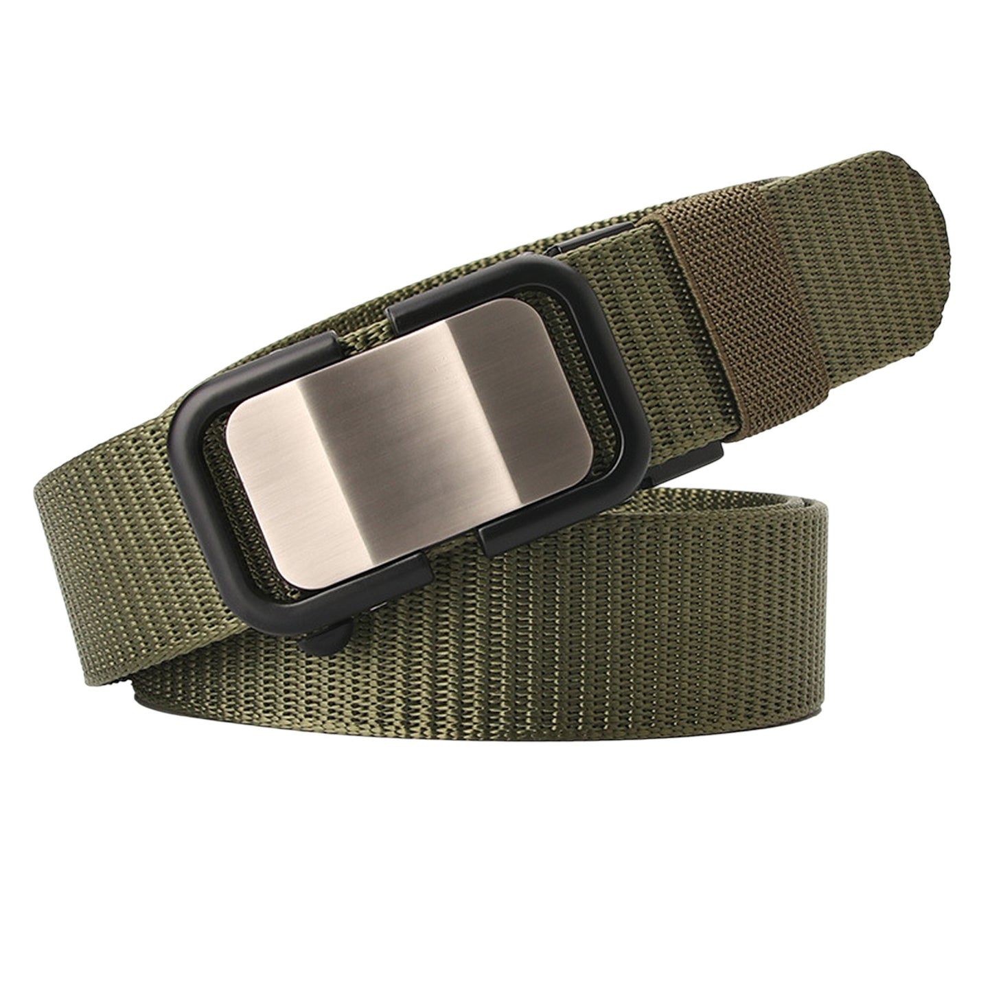 Anna-Kaci Women's Nylon Belt with Metal Buckle