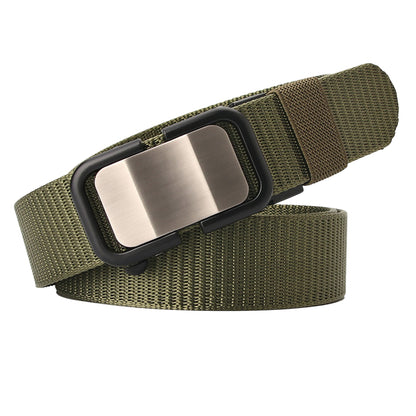 Anna-Kaci Women's Nylon Belt with Metal Buckle