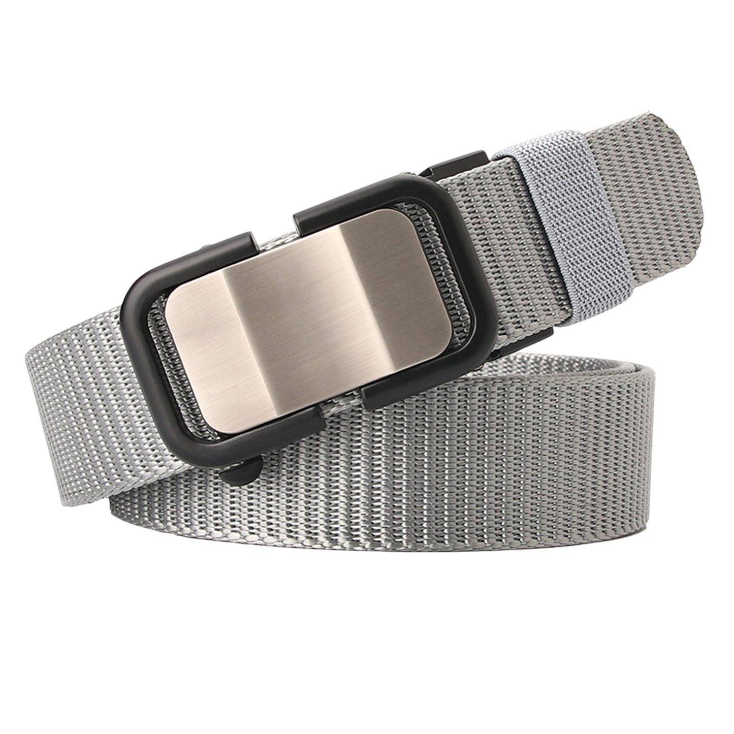 Anna-Kaci Women's Nylon Belt with Metal Buckle