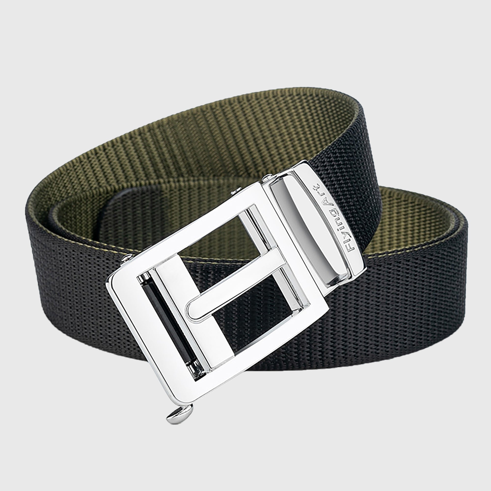 Anna-Kaci Women's Nylon Belt with Zinc Alloy Automatic Buckle