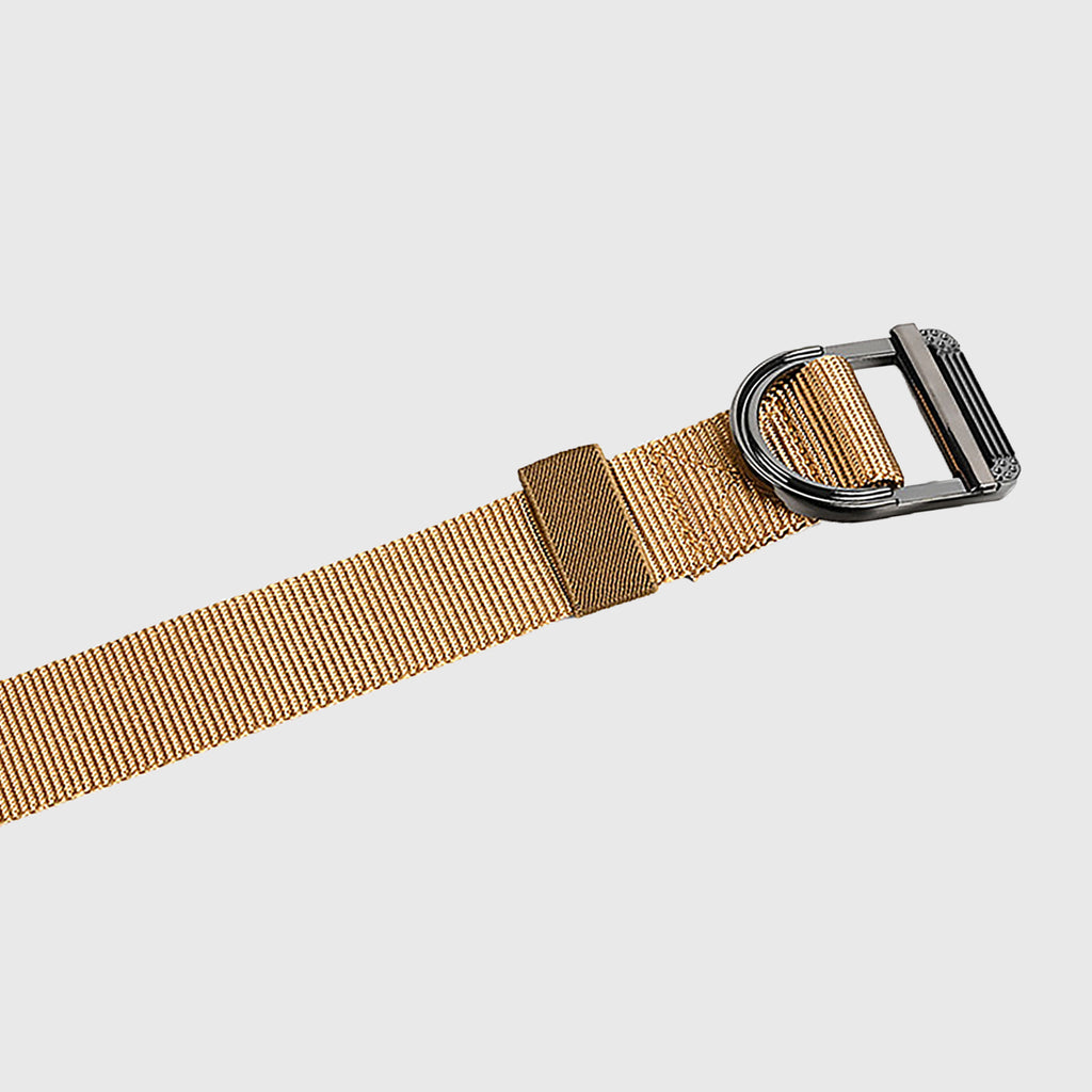 Anna-Kaci Women's Nylon Waist Belt with Statement D - Ring Buckle