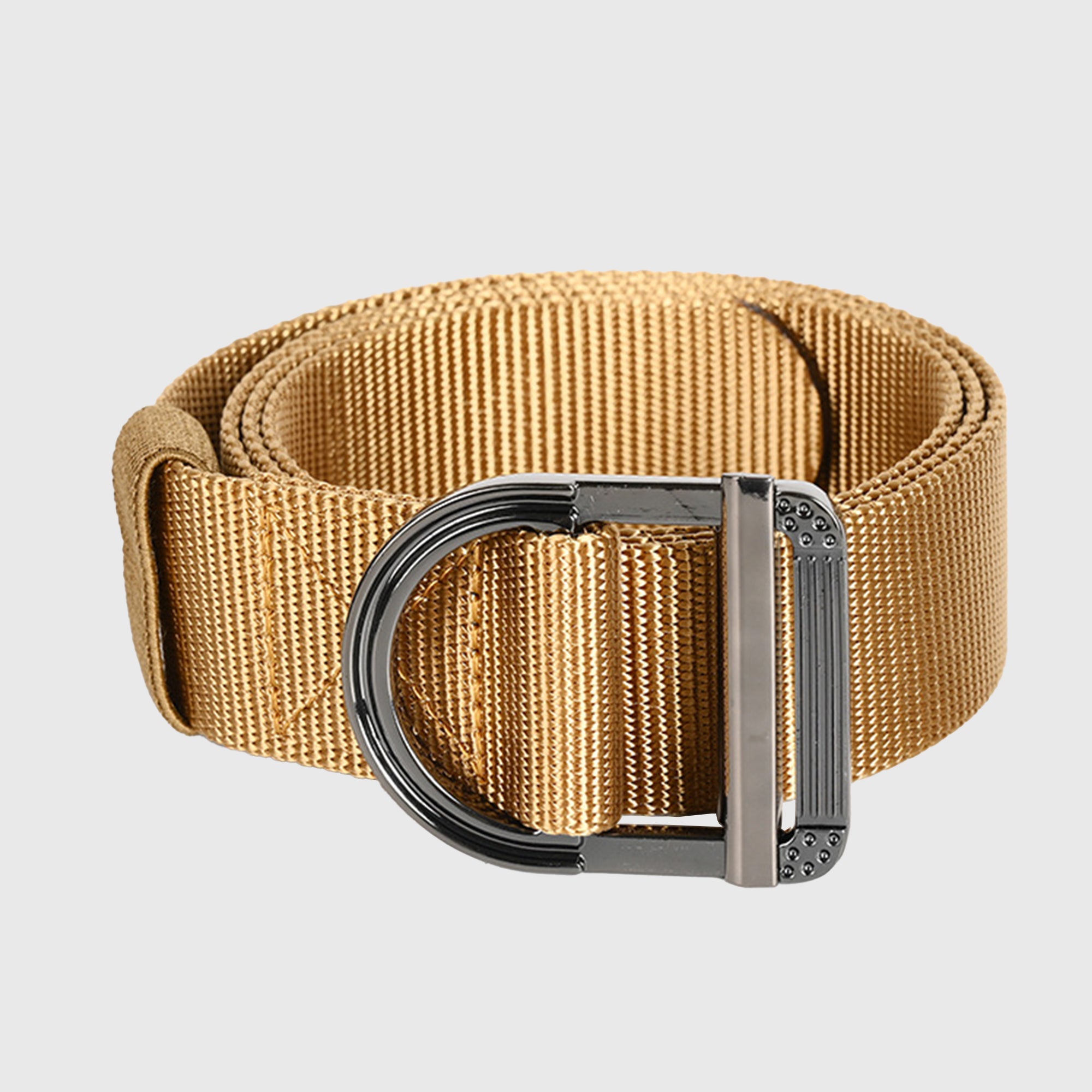 Anna-Kaci Women's Nylon Waist Belt with Statement D - Ring Buckle