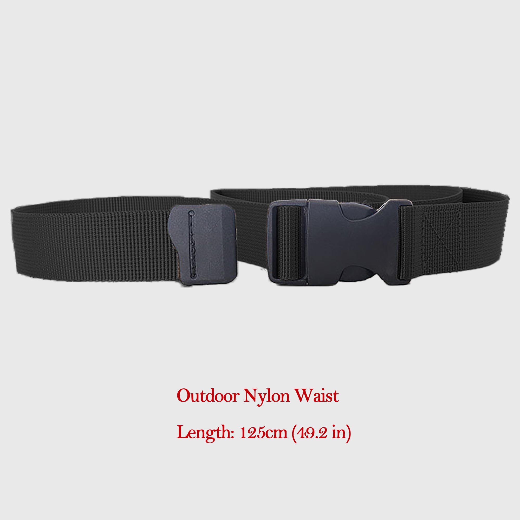 Anna-Kaci Women's Outdoor Nylon Waist Belt with Quick-Release Buckle