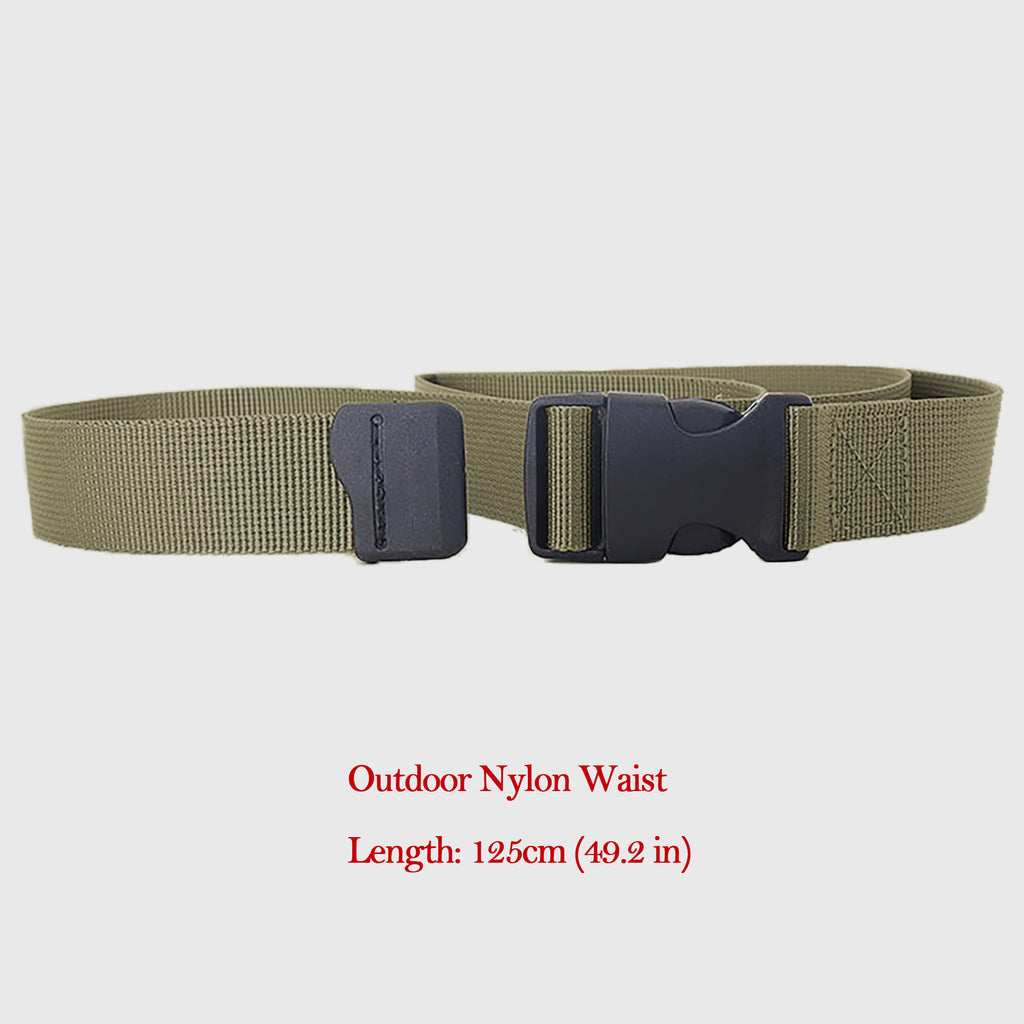 Anna-Kaci Women's Outdoor Nylon Waist Belt with Quick-Release Buckle