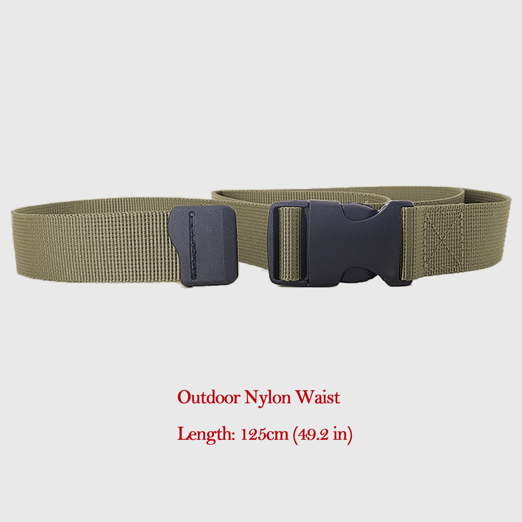 Anna-Kaci Women's Outdoor Nylon Waist Belt with Quick-Release Buckle