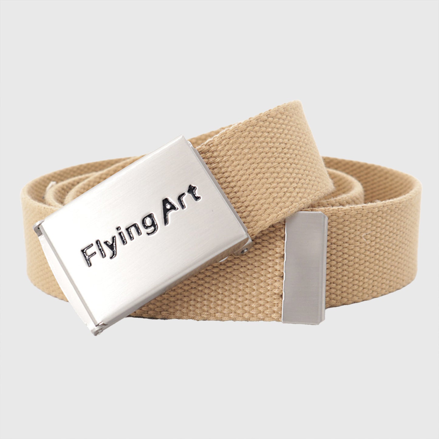 Anna-Kaci Women's Canvas Waist Belt with Metal Buckle