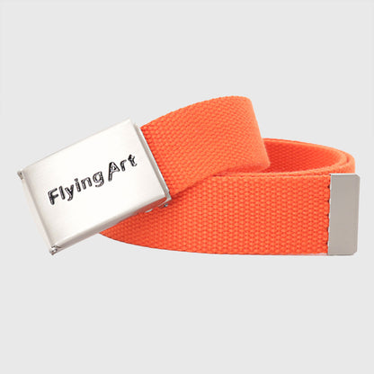 Anna-Kaci Women's Canvas Waist Belt with Metal Buckle