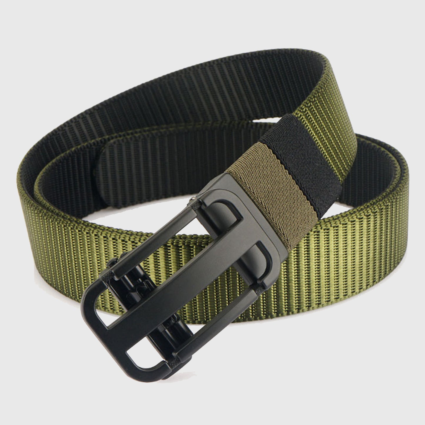 Anna-Kaci Women's Elastic Nylon Waist Belt with Zinc Alloy Adjustable Buckle