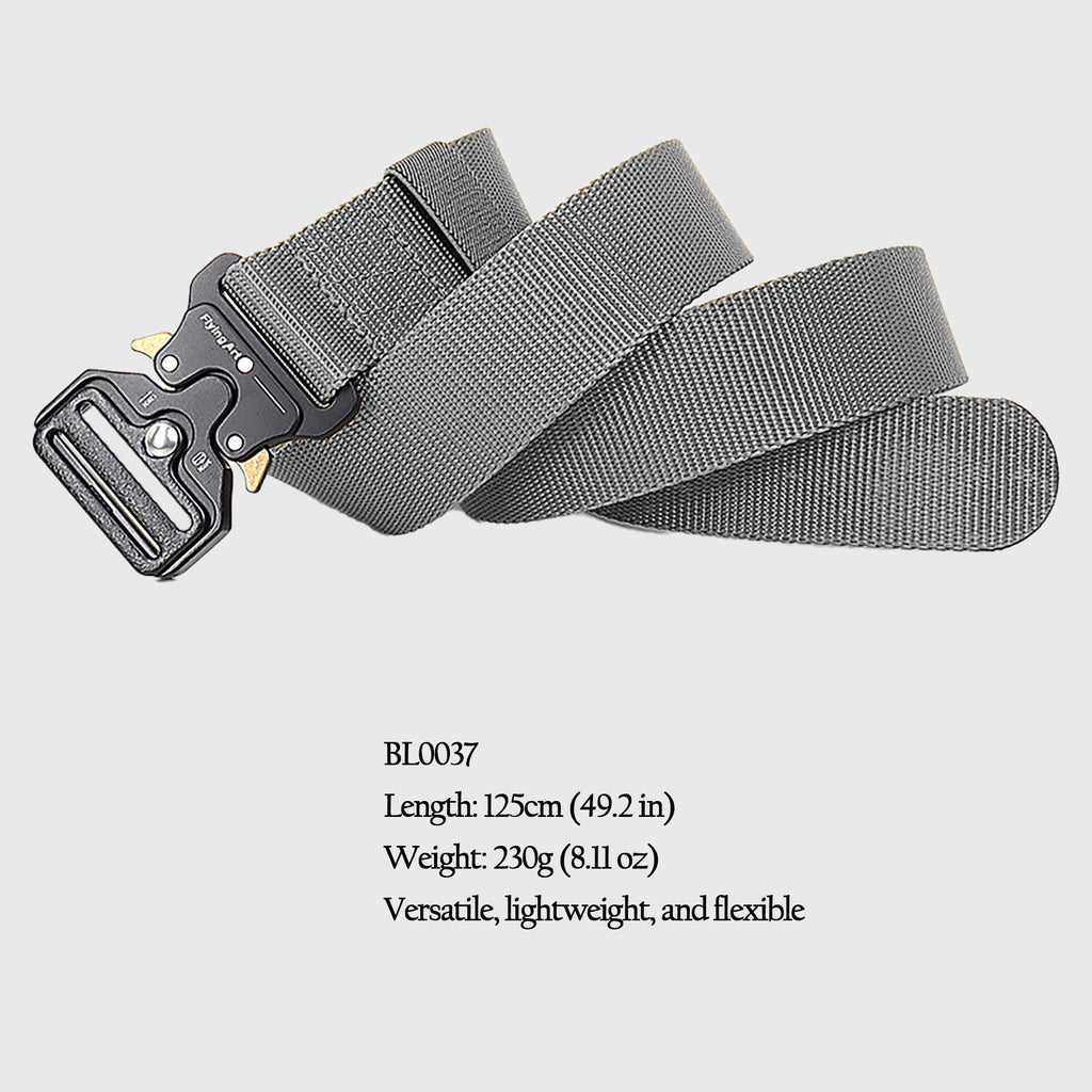 Anna-Kaci Women's Tactical Nylon Waist Belt with Quick-Release Metal Buckle