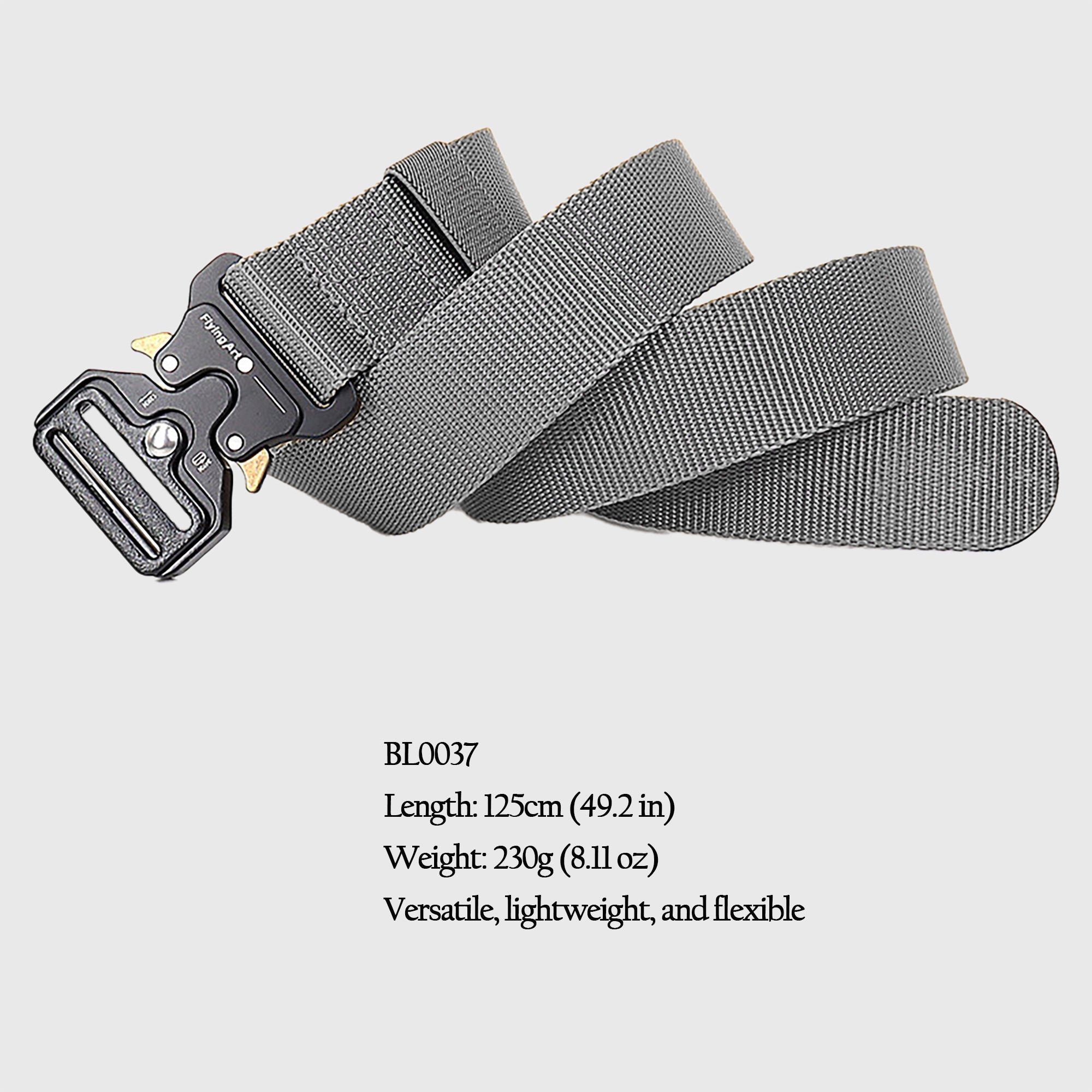 Anna-Kaci Women's Tactical Nylon Waist Belt with Quick-Release Metal Buckle