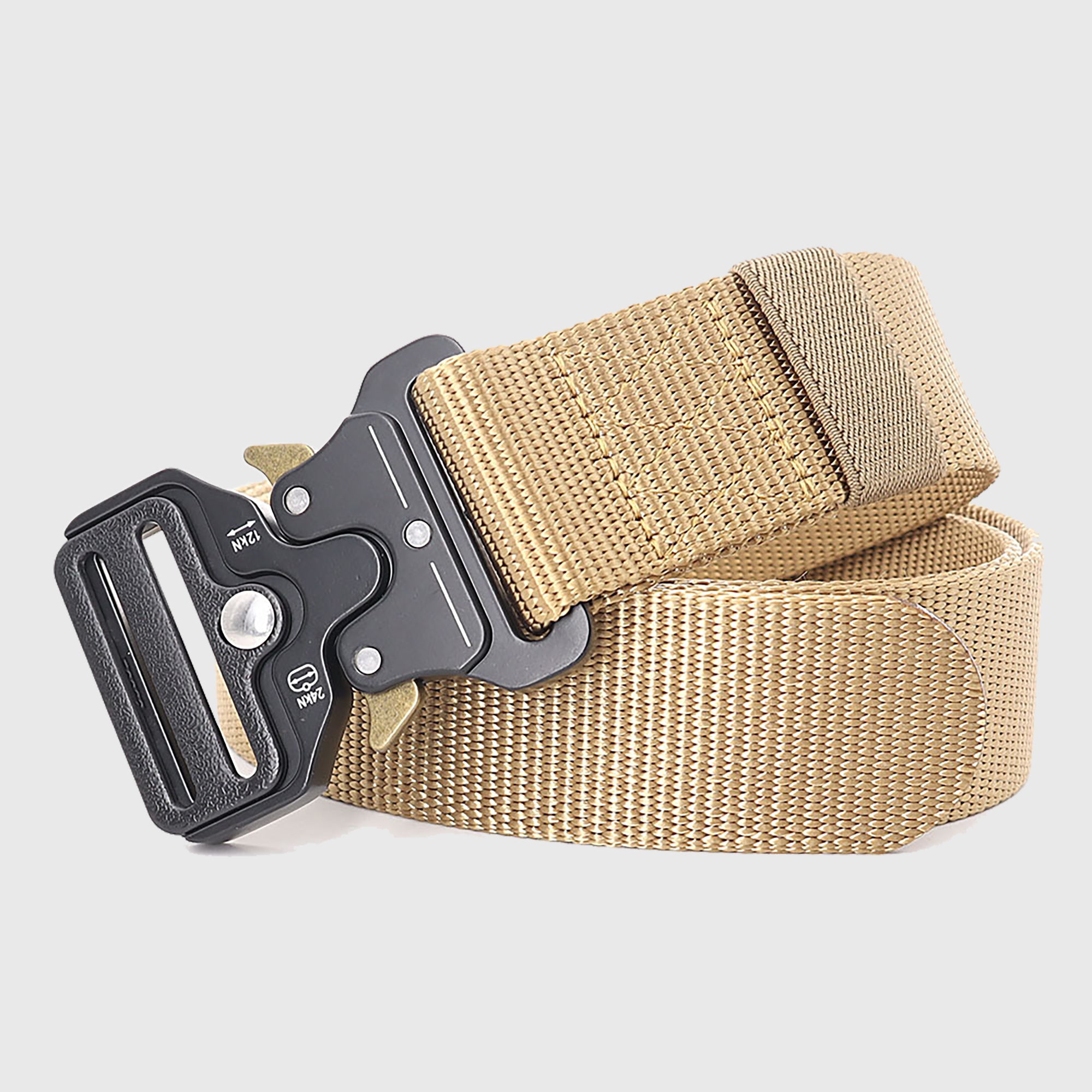Anna-Kaci Women's Tactical Nylon Waist Belt with Quick-Release Metal Buckle