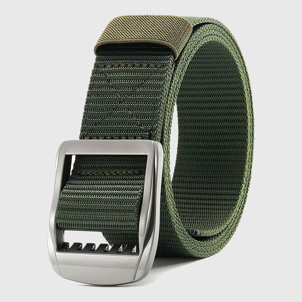 Anna-Kaci Women's Nylon Tactical Belt with Metal Buckle Heavy-Duty Outdoor & Casual Belt