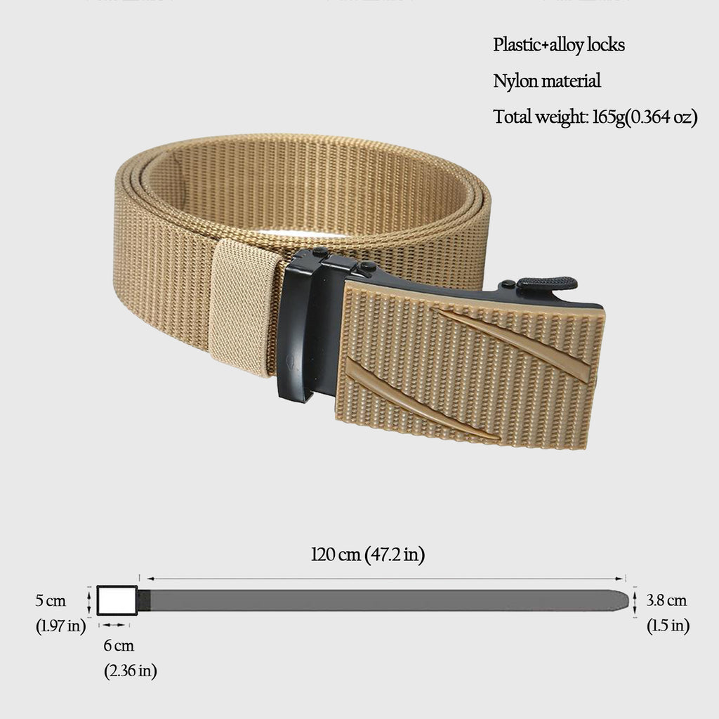 Anna-Kaci Women's Nylon Tactical Belt with Plastic-Alloy Buckle Heavy-Duty Outdoor & Casual Belt
