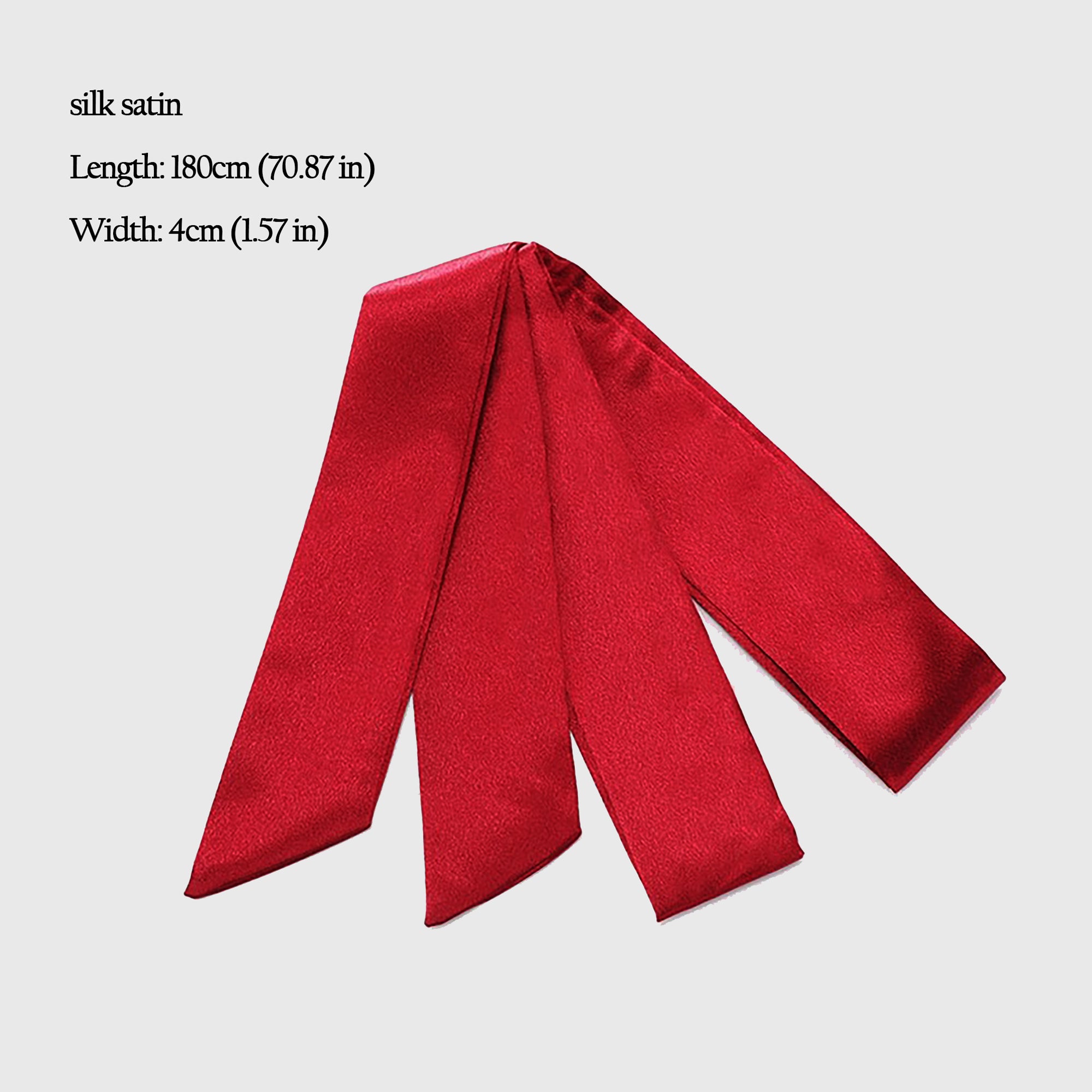Anna-Kaci Women's Silk Satin Scarf Belt Fashion Accessory for Dresses, Waist Cinching & Styling