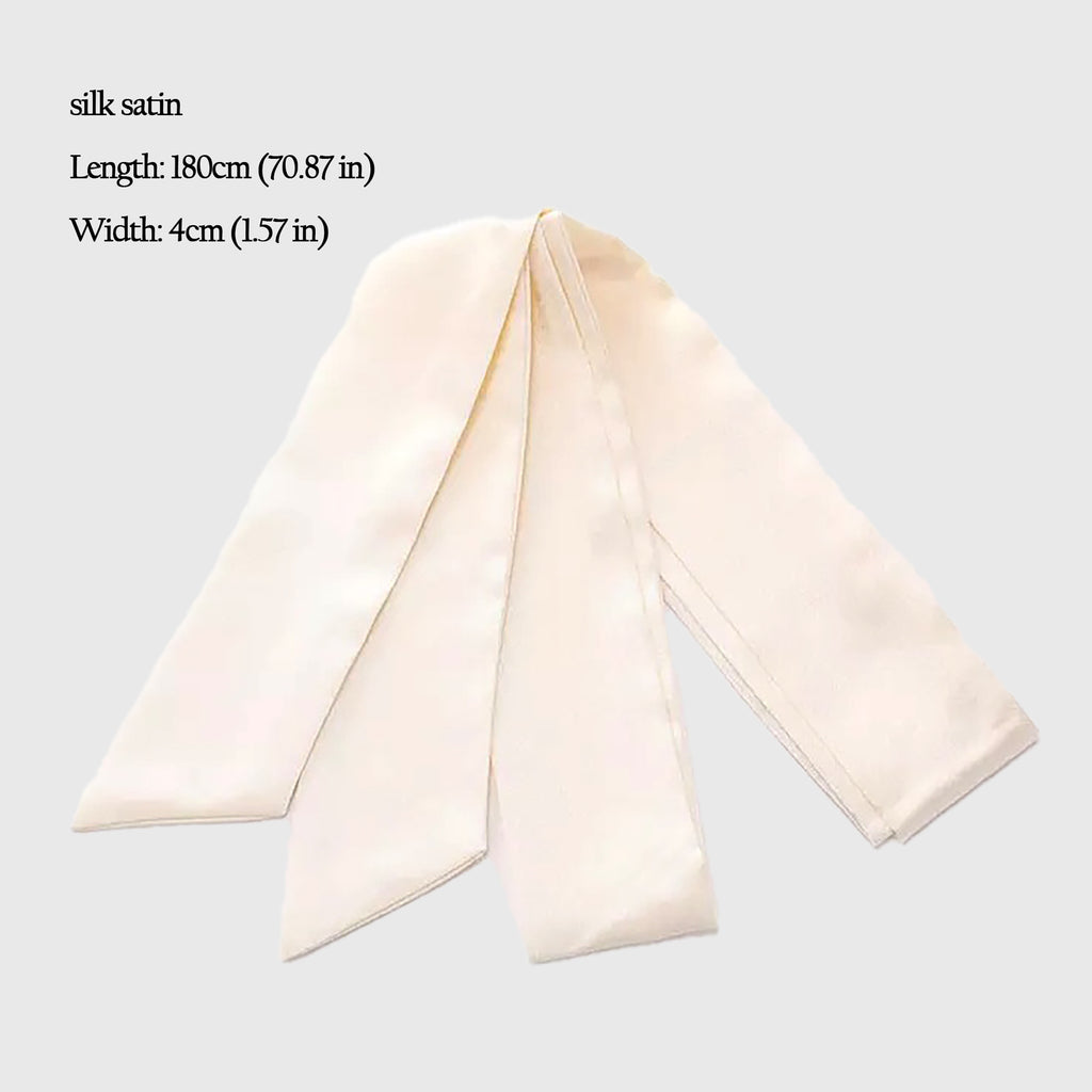 Anna-Kaci Women's Silk Satin Scarf Belt Fashion Accessory for Dresses, Waist Cinching & Styling
