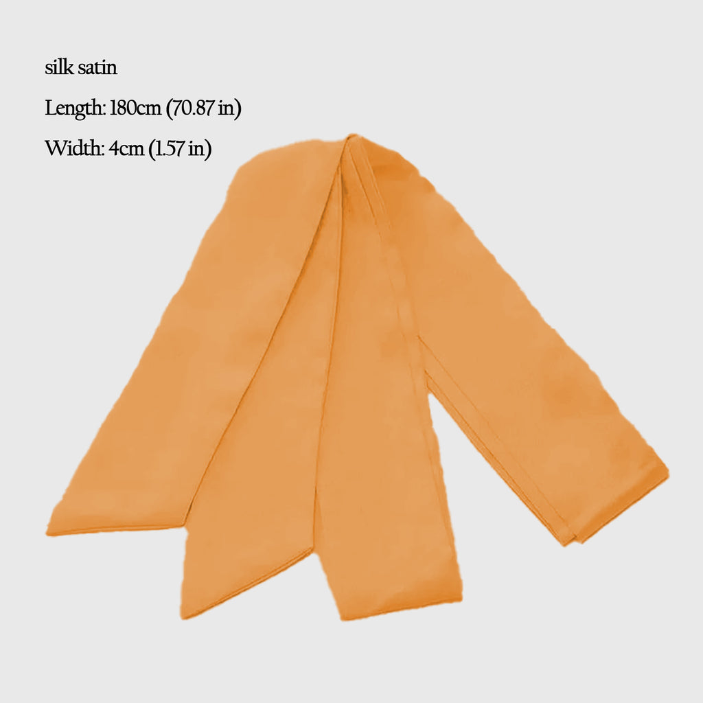 Anna-Kaci Women's Silk Satin Scarf Belt Fashion Accessory for Dresses, Waist Cinching & Styling