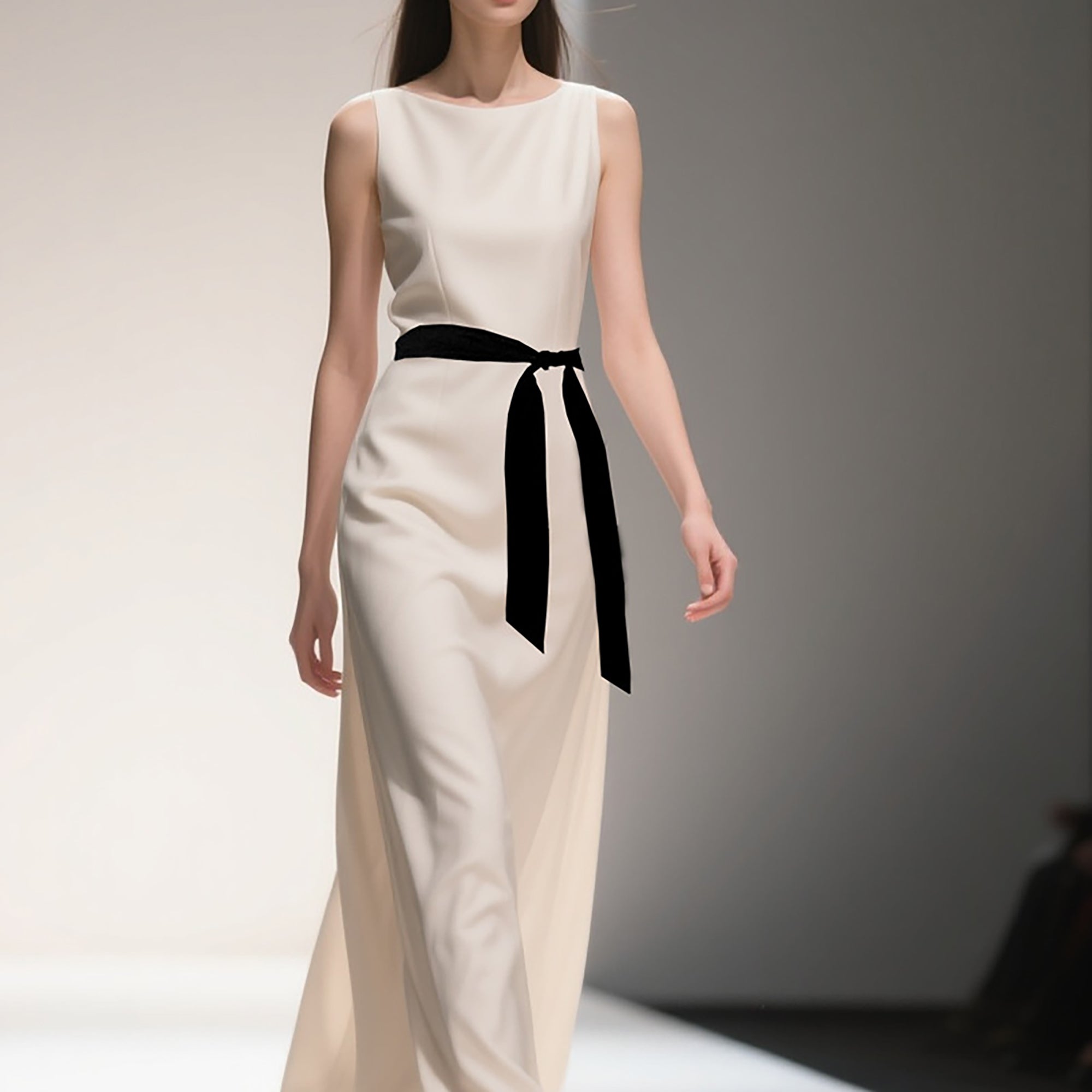 Anna-Kaci Women's Suede Tie Belt - Luxury Waist Cincher for Dresses, Gowns & Elegant Outfits