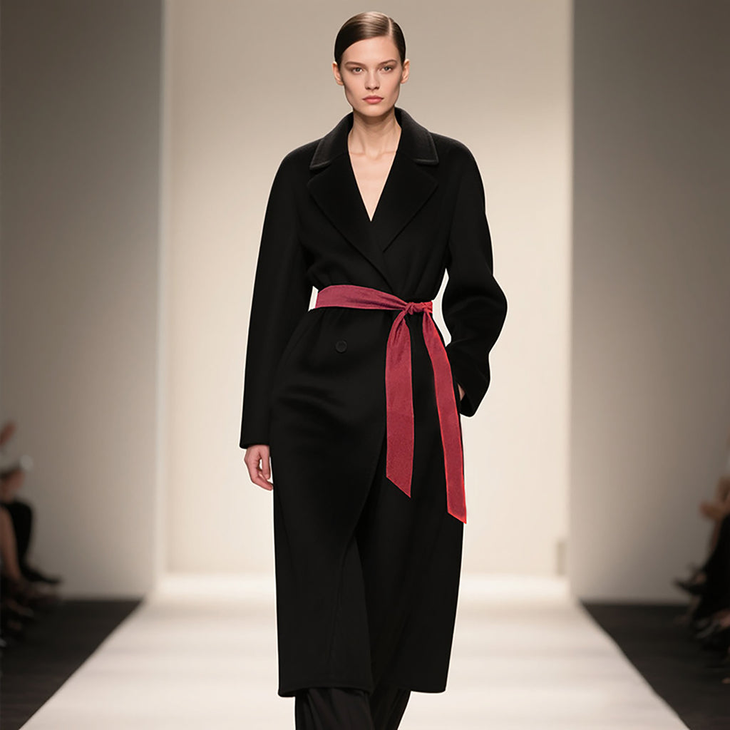 Anna-Kaci Women's Suede Tie Belt - Luxury Waist Cincher for Dresses, Gowns & Elegant Outfits
