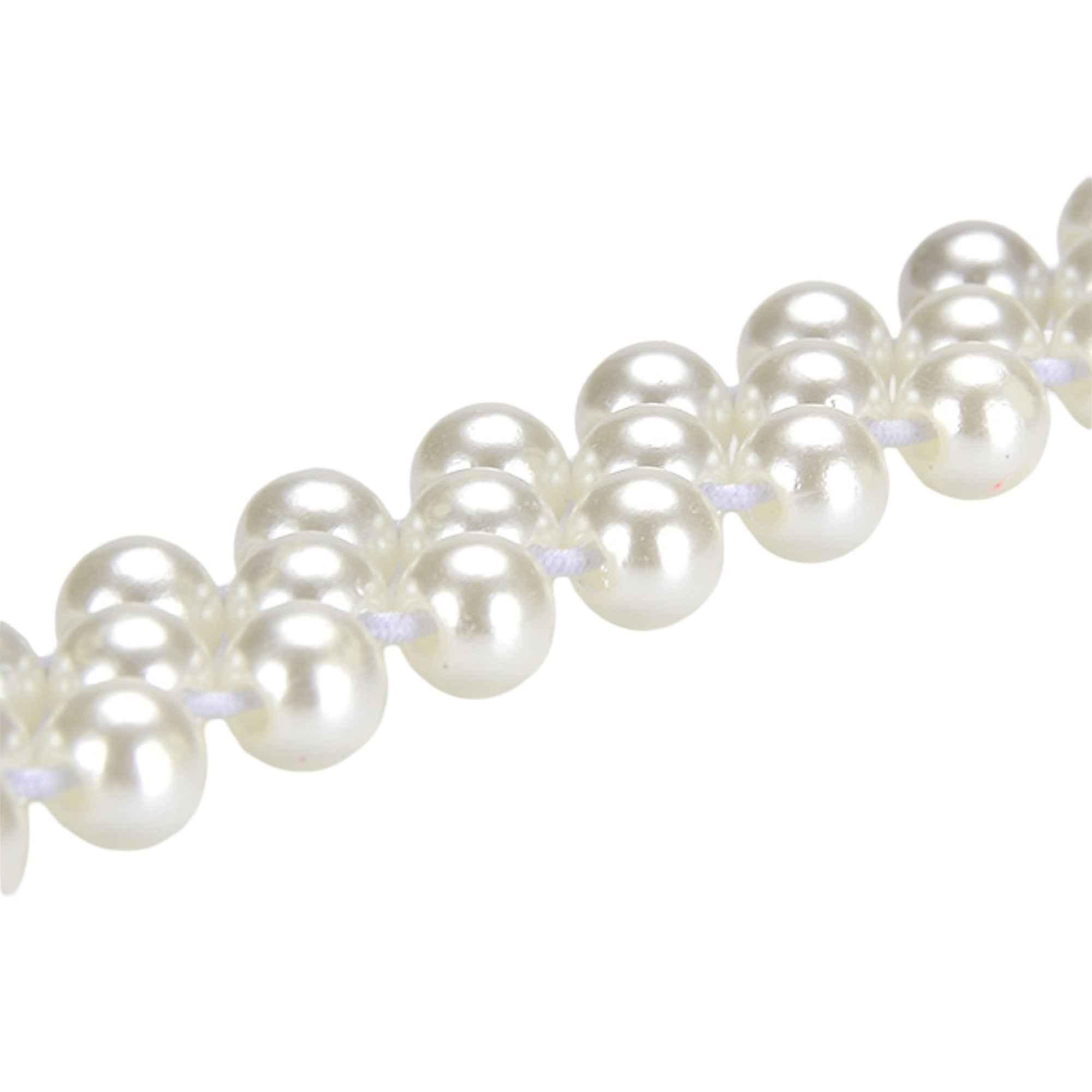 Anna-Kaci Womens Elastic Pearl Waist Belt with Stretch Fit Design