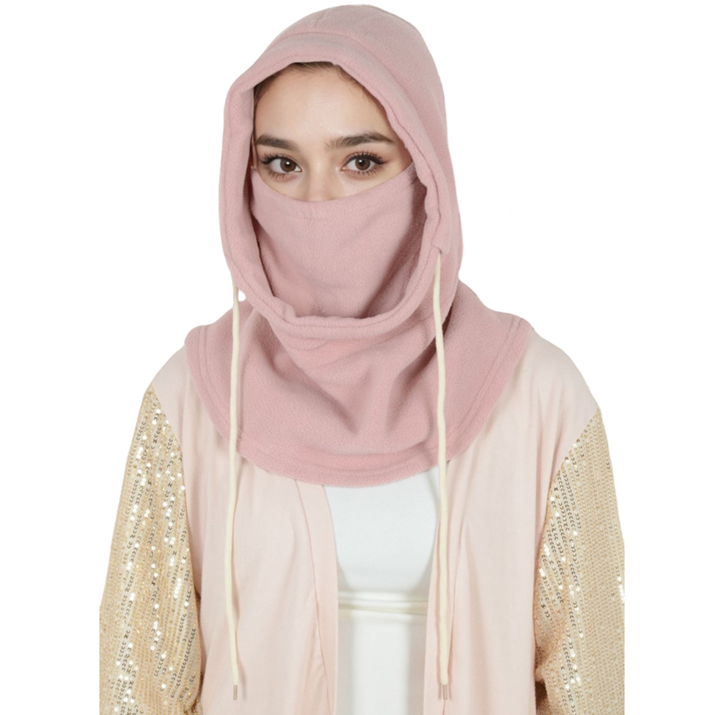 Alilang Winter Fleece Face Mask Balaclava Warm Neck Face Cover Hat Cap Hooded Scarf for Men and Women