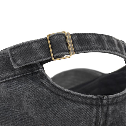 Anna-Kaci Unisex Cotton Basic Cadet Hats Vintage Washed Flat Top Cap with Adjustable Strap
