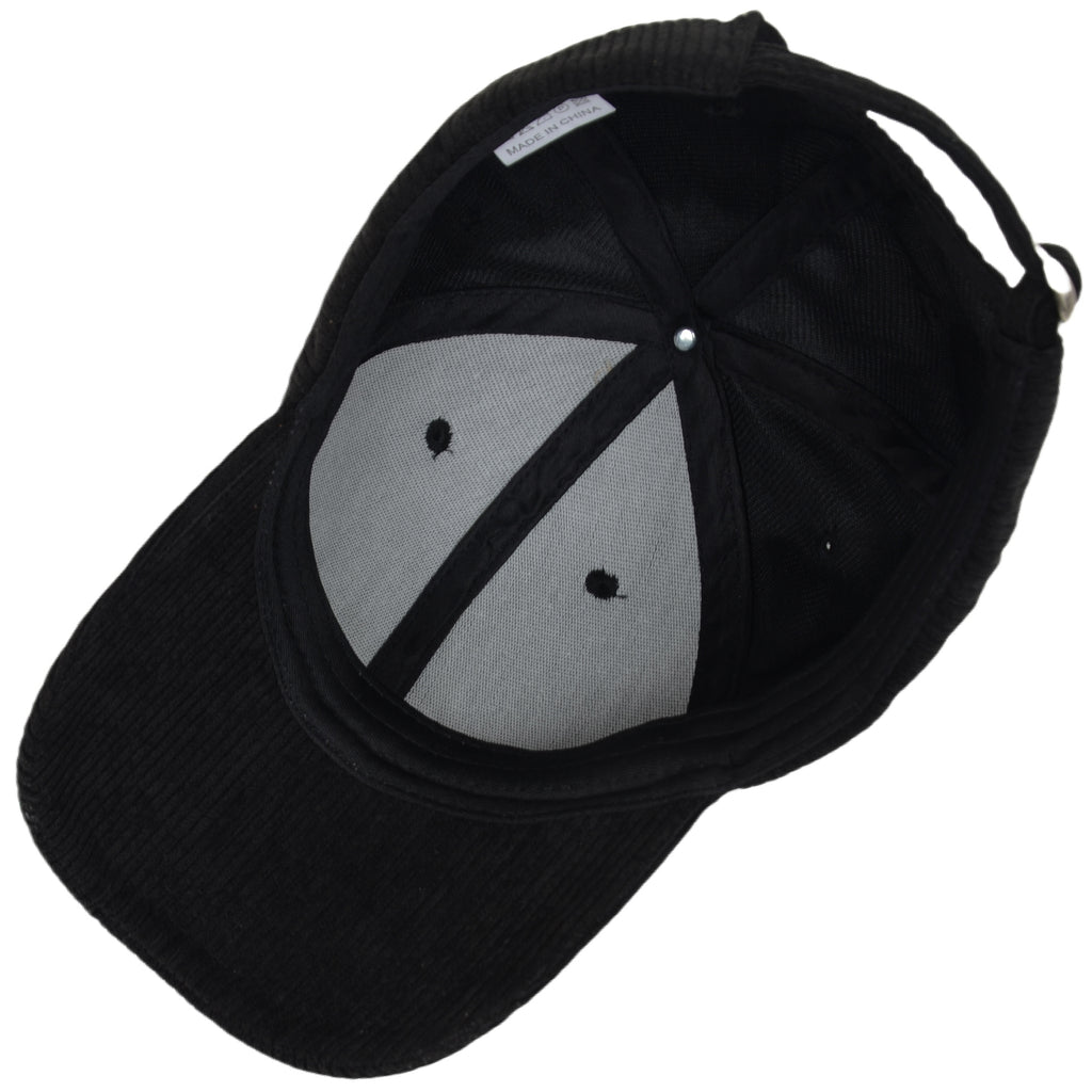 Anna-Kaci Vintage Corduroy Baseball Cap Solid Color Adjustable Strap Trucker Hat for Women Men