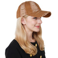 Anna-Kaci Vintage Washed Distressed Baseball Cap Denim Cotton Adjustable Dad Hats for Women Men