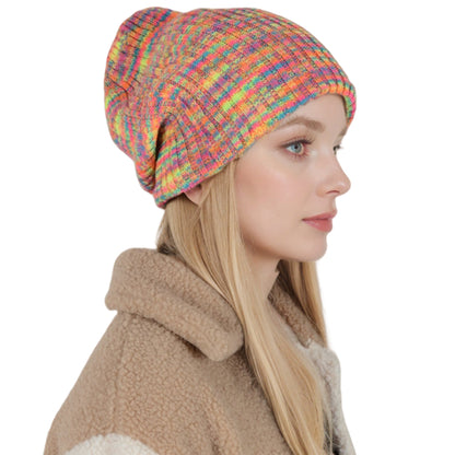Anna-Kaci Winter Slouchy Beanie Hat Colorful Stretchy Knit Long Baggy Slouch Skull Cap for Women
