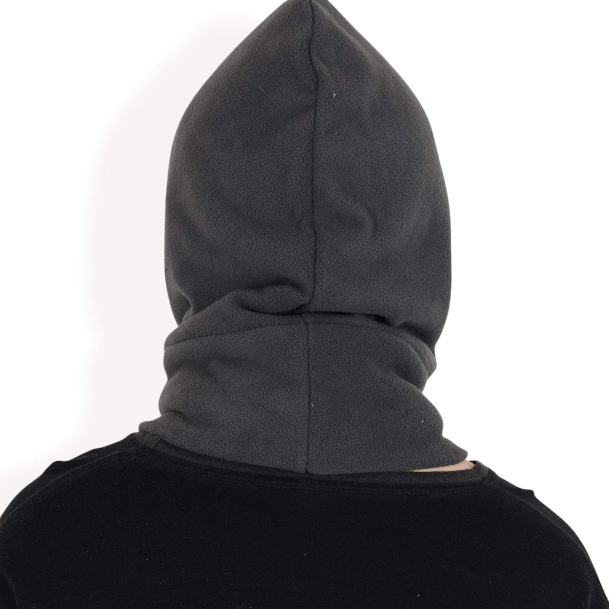 Anna-Kaci Men's Fleece Hooded Neck Warmer with Adjustable Drawstrings and Full Face Coverage for Cold Weather