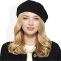 Anna-Kaci Women's Lightweight Textured Beret with Soft Stretch Fit and Chic Parisian Design